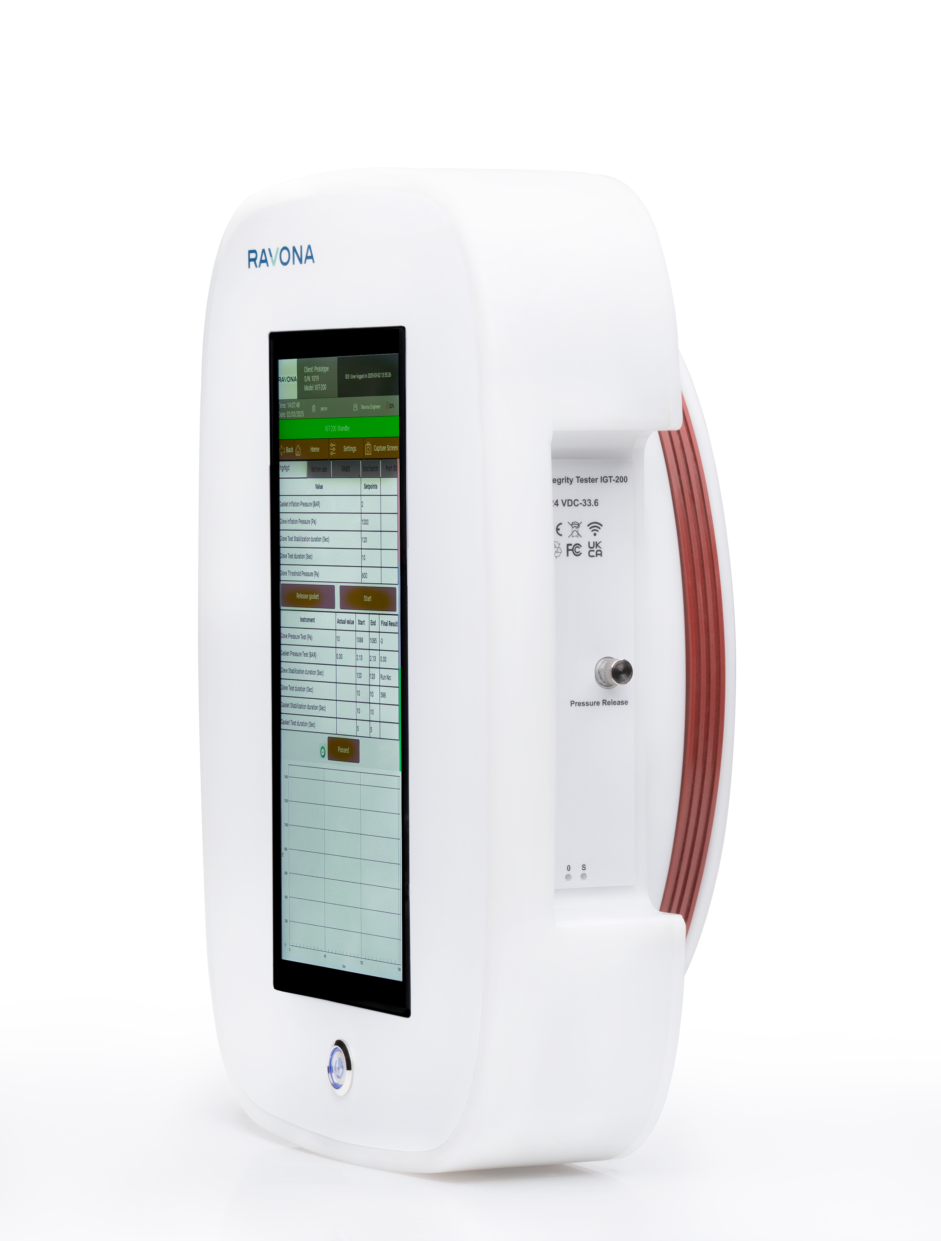 RAVONA IGT-200 Standalone Glove Tester