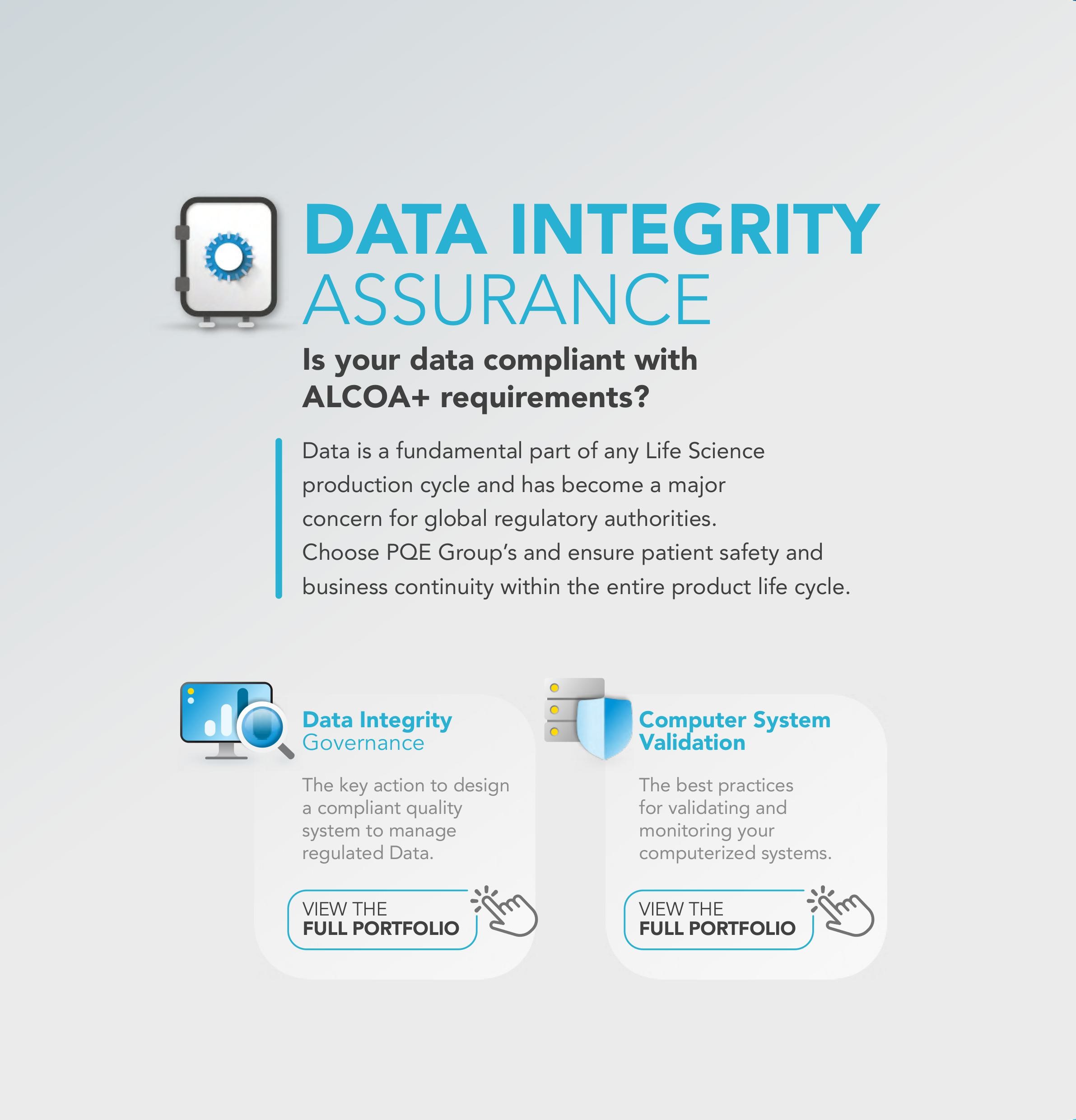 PQE Data Integrity Assurance